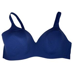 Wacoal Women's Bra Comfort First Wire Free T-Shirt Electric Blue Lined Size 38C